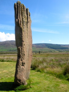 Pillars of Strength: The Standing Stones of Machrie Moor on Arran Island, Scotland.