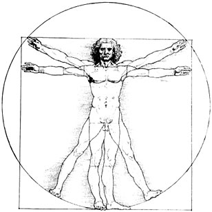 Mind over body - Vitruvian Man