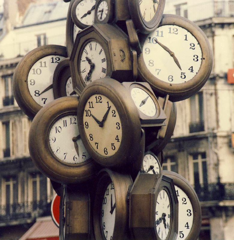 Paris Clocks by Nick on Flickr