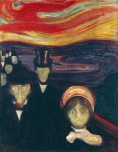 Edvard Munch Anxiety Uncertainty SEEK Safely