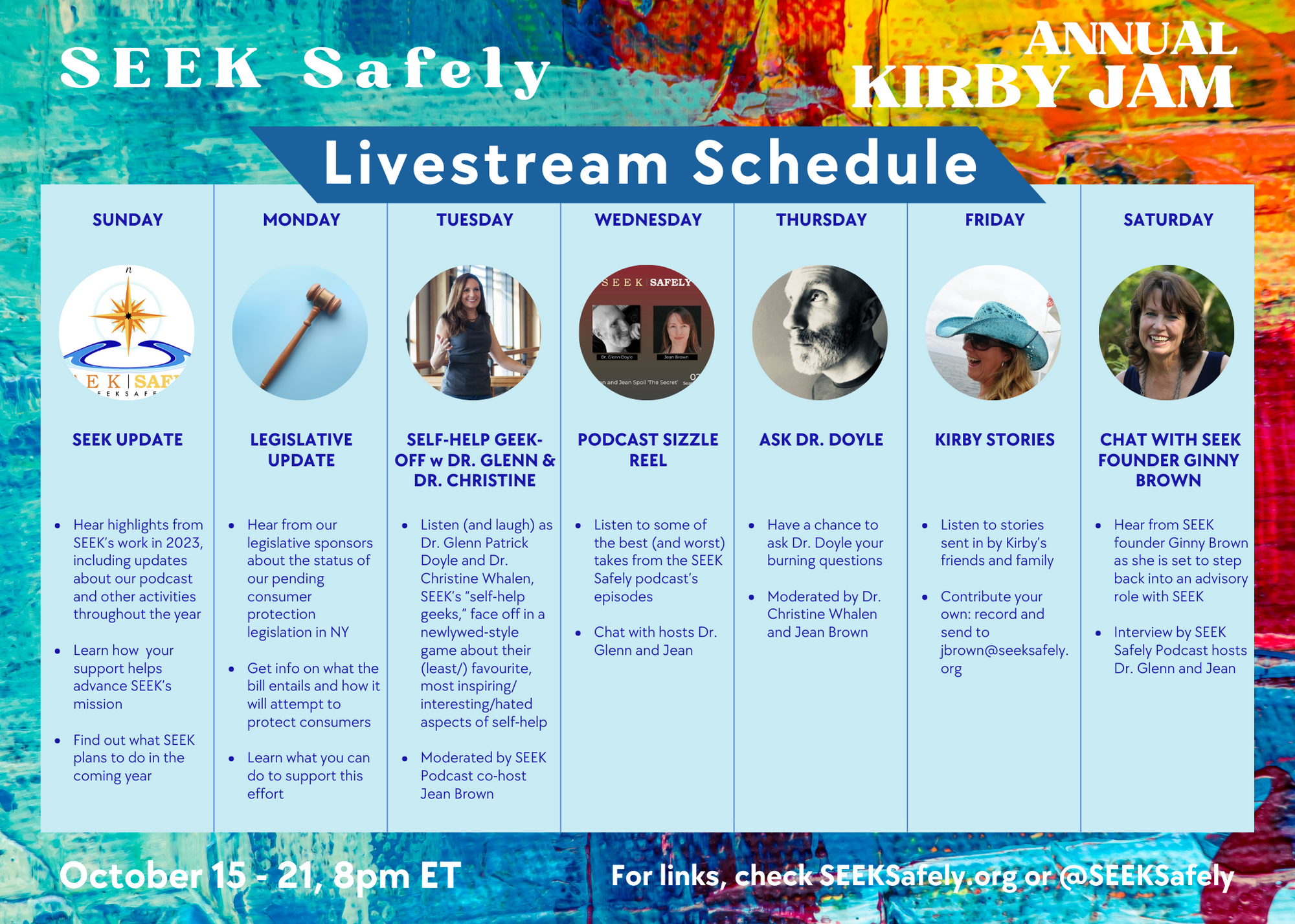 Livestream Schedule